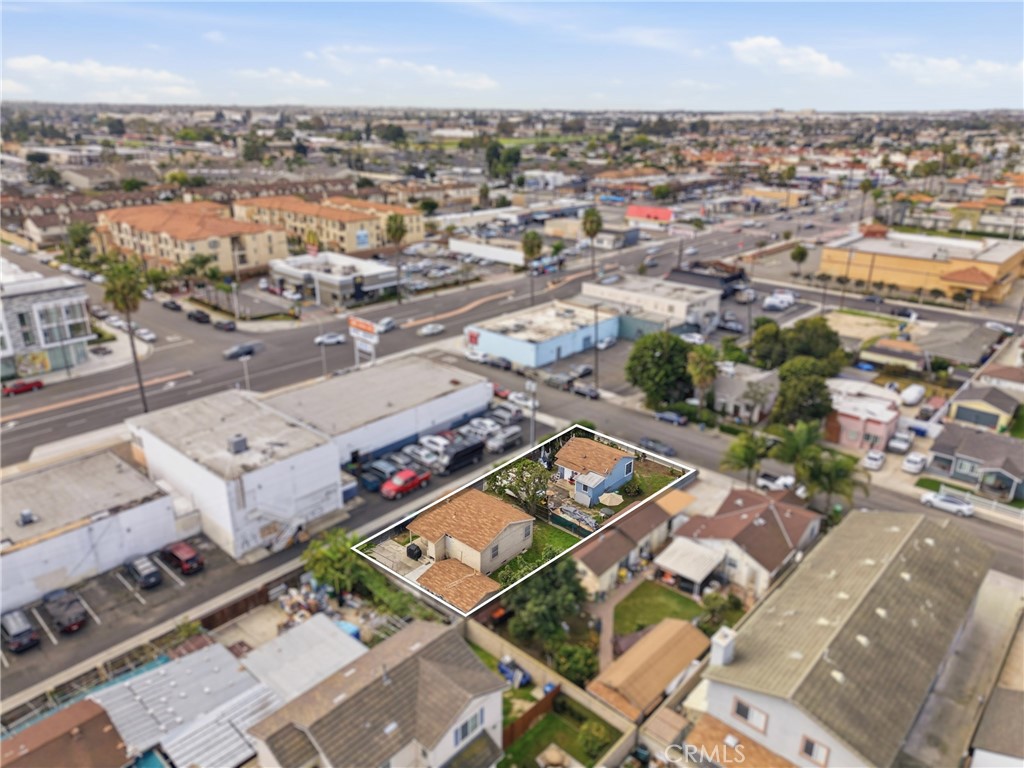 13942 Locust Street Westminster, CA 92683 - Photo 5 of 45 an aerial view of a city with lots of residential buildings