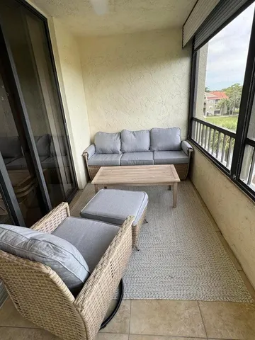 a living room with a couch