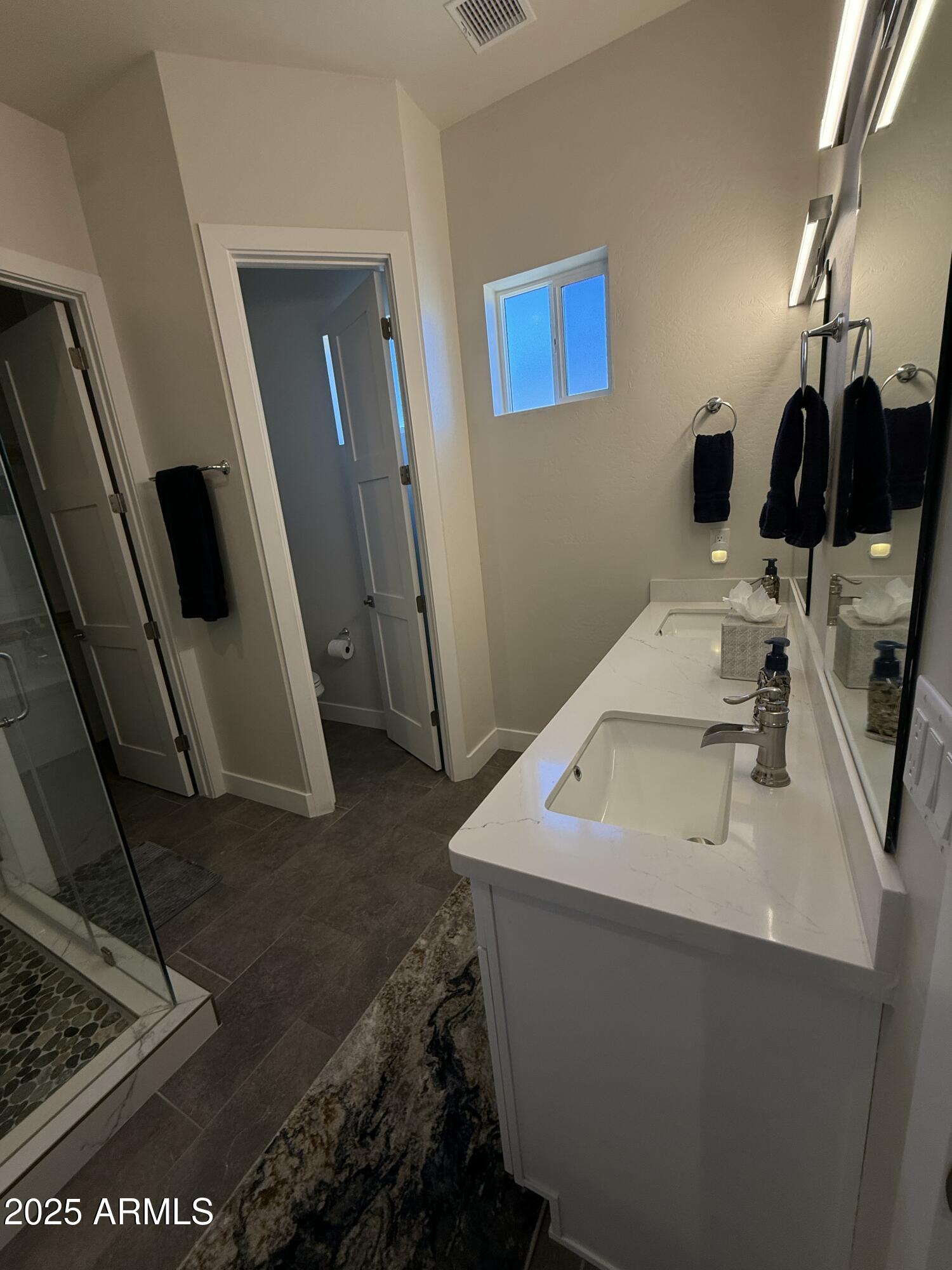 2007 East Rainbow Trail Payson, AZ 85541 - Photo 13 of 27 a bathroom with a sink a toilet and mirror