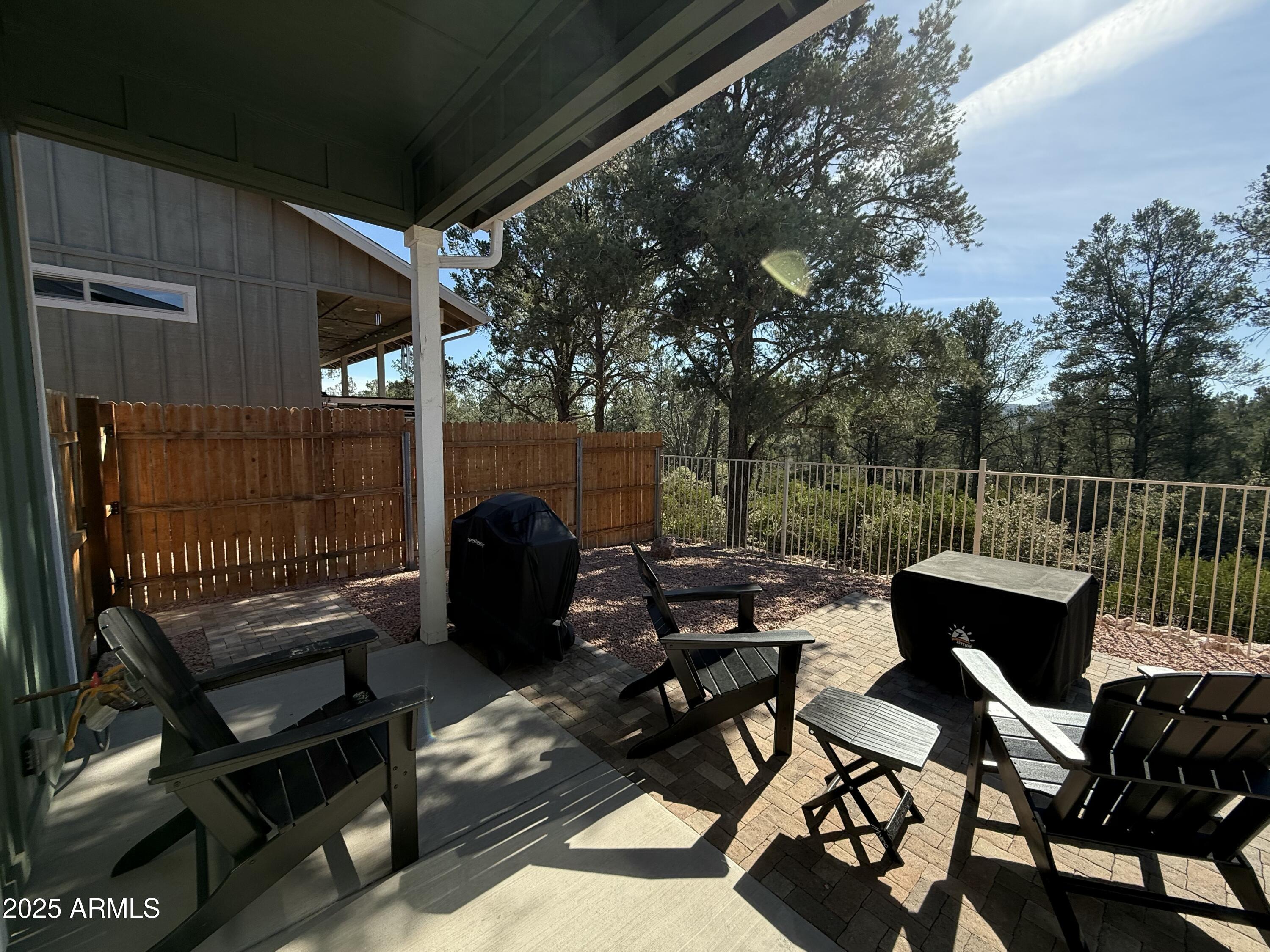 2007 East Rainbow Trail Payson, AZ 85541 - Photo 25 of 27 a view of a chairs and a table in the balcony