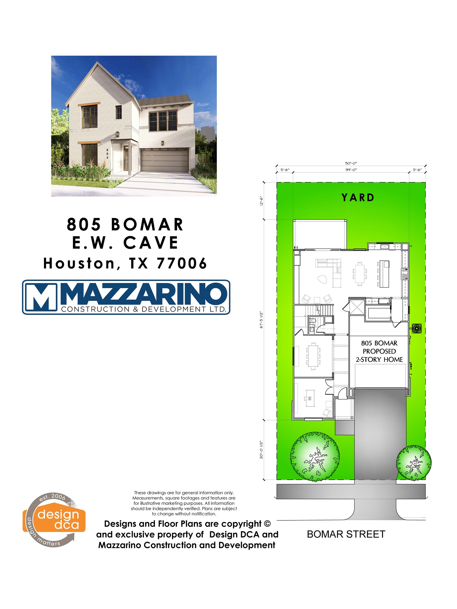 805 Bomar Street Houston, TX 77006 - Photo 2 of 45 * Estimated Completion date 3/2/2027 *
* Please be aware that these plans are the property of the architect/builder designer that designed them not DUX Realty, Mazzarino Construction or 805 BOMAR LLC and are protected from reproduction and sharing under copyright law. These drawing are for general information only. Measurements, square footages and features are for illustrative marketing purposes. All information should be independently verified. Plans are subject to change without notification.