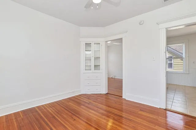 wooden floor in an empty room