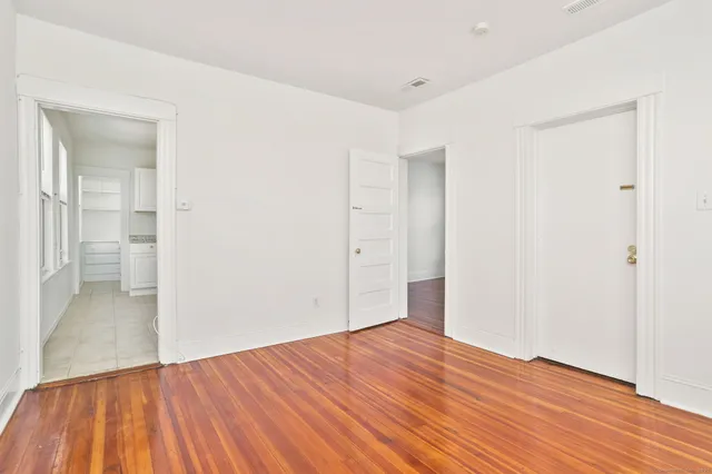 wooden floor in an empty room