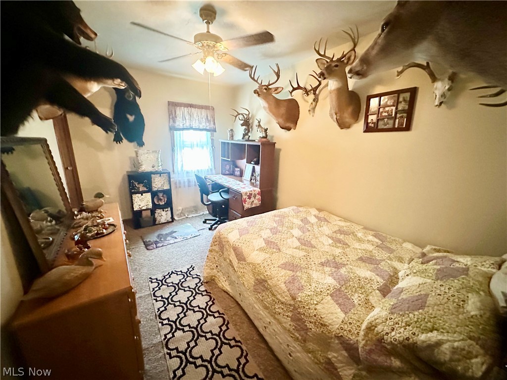 4260 Apple Pie Ridge Road Wellsburg, WV 26070 - Photo 21 of 42 Bedroom featuring carpet flooring and ceiling fan
