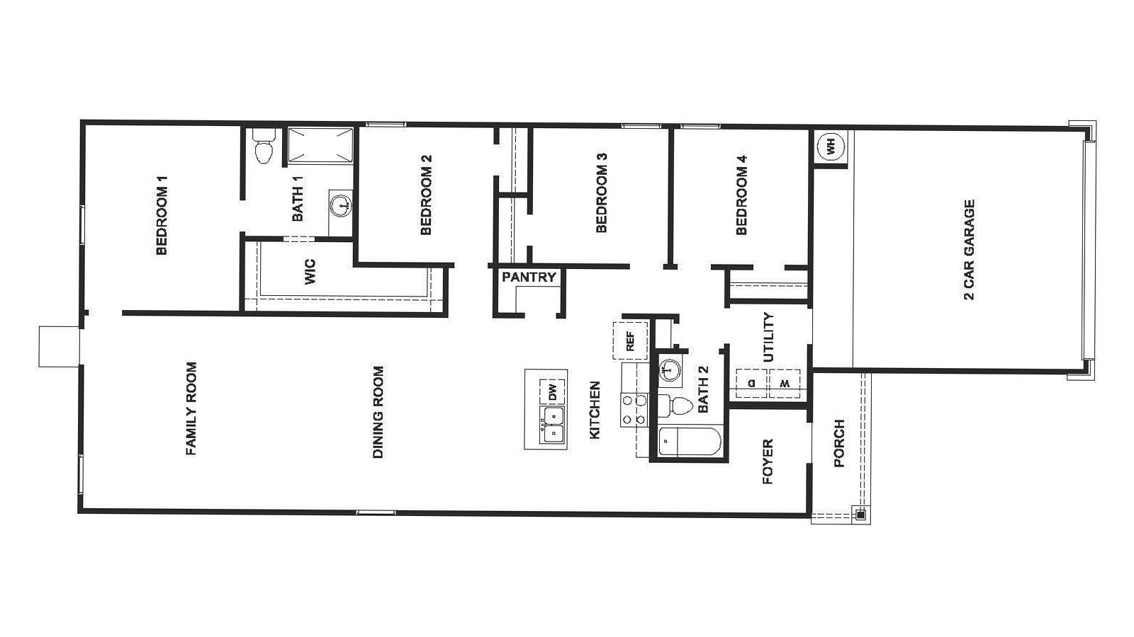 148 Wyatt Way Jarrell, TX 76537 - Photo 33 of 33 Floor plan