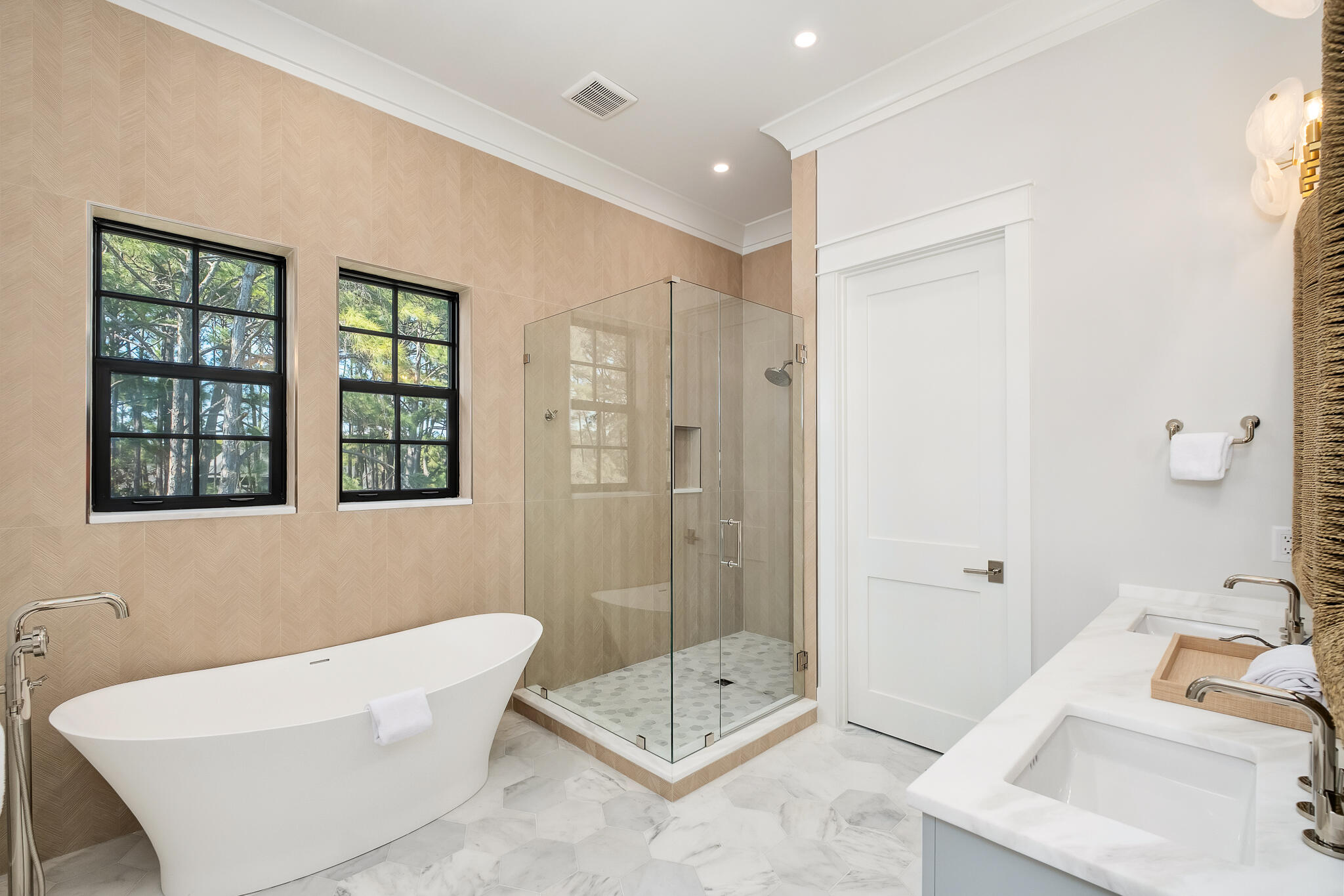 588 Allen Loop Drive Santa Rosa Beach, FL 32459 - Photo 16 of 17 a bathroom with a tub sink and shower