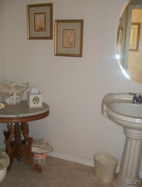 186 Heyer Road Nazareth, PA 18064 - Photo 24 of 49 a bathroom with a sink and a mirror