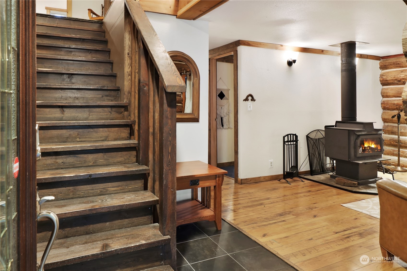 2011 Clear Valley Drive Maple Falls, WA 98266 - Photo 19 of 40 a view of a room with stairs and furniture