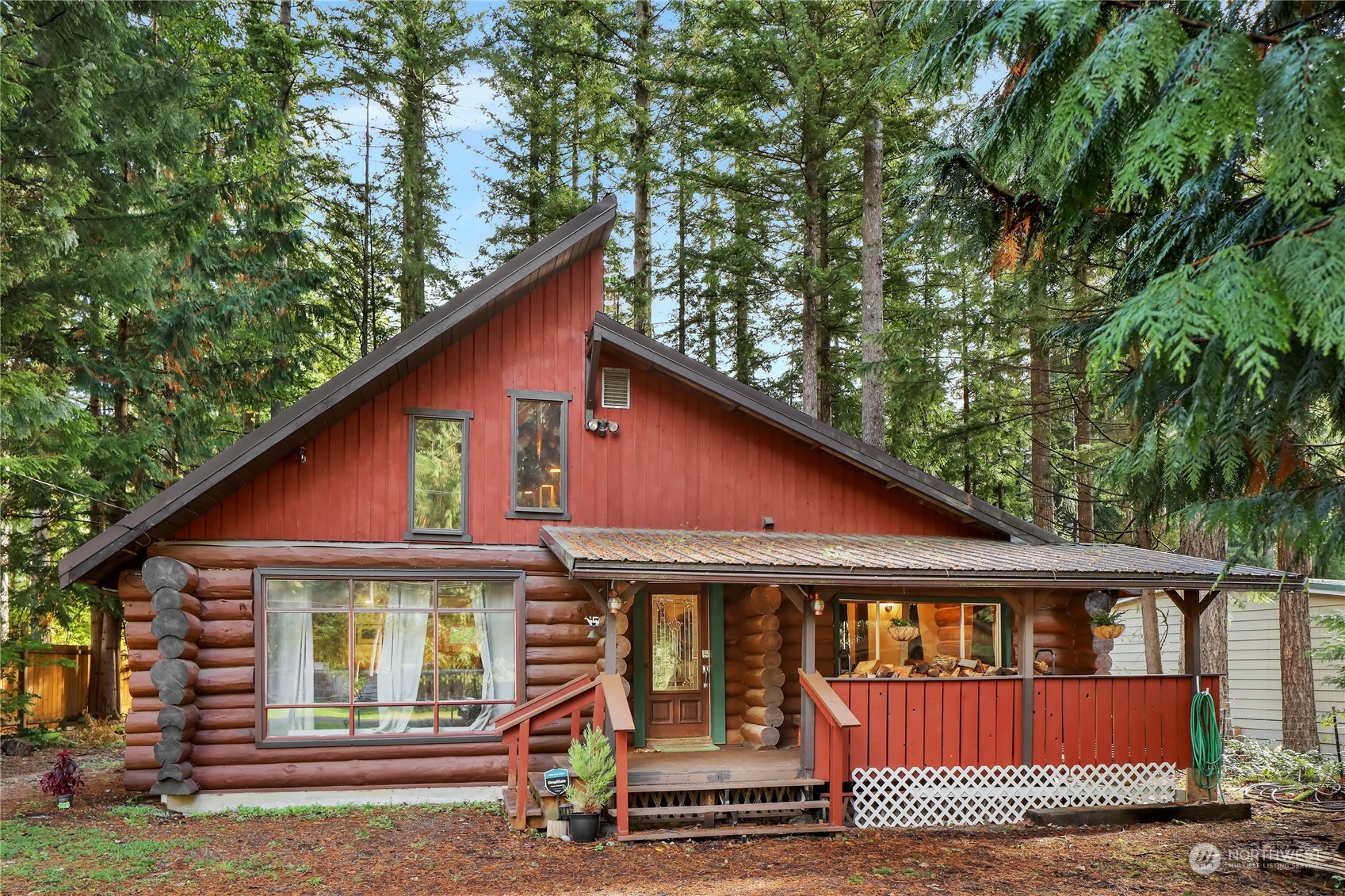 2011 Clear Valley Drive Maple Falls, WA 98266 - Photo 3 of 40 a front view of a house with garage