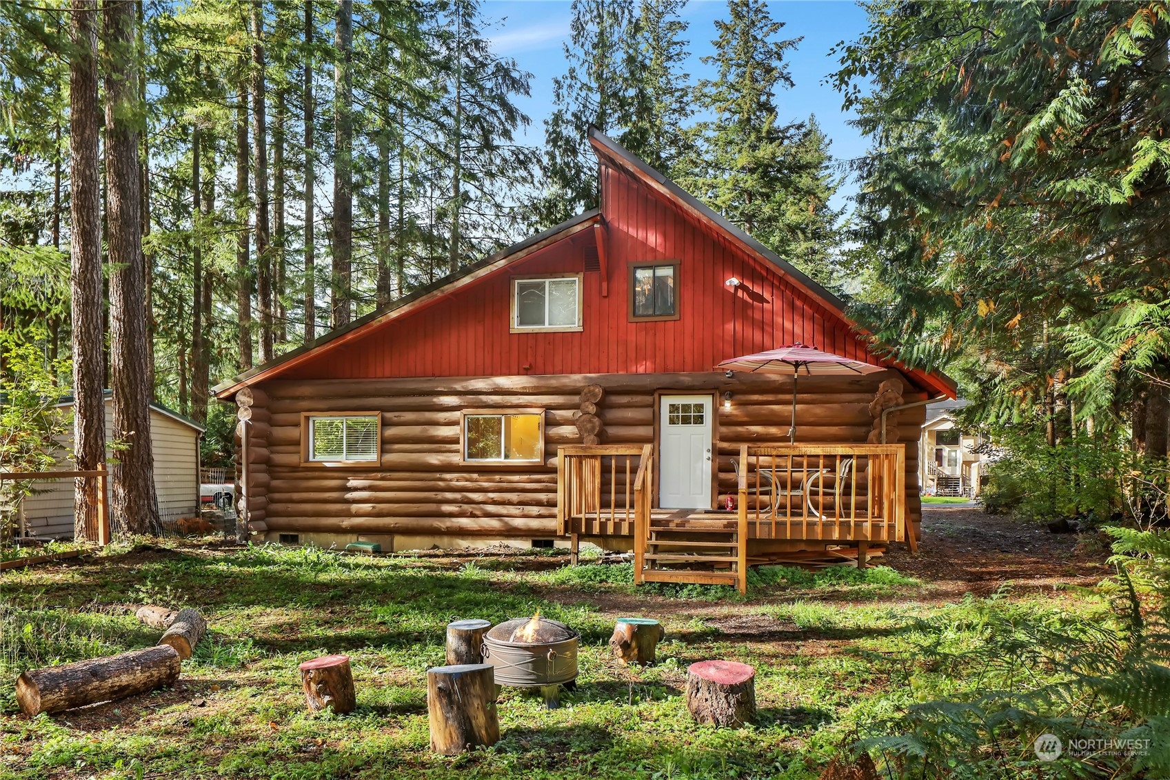 2011 Clear Valley Drive Maple Falls, WA 98266 - Photo 37 of 40 a front view of a house with a yard