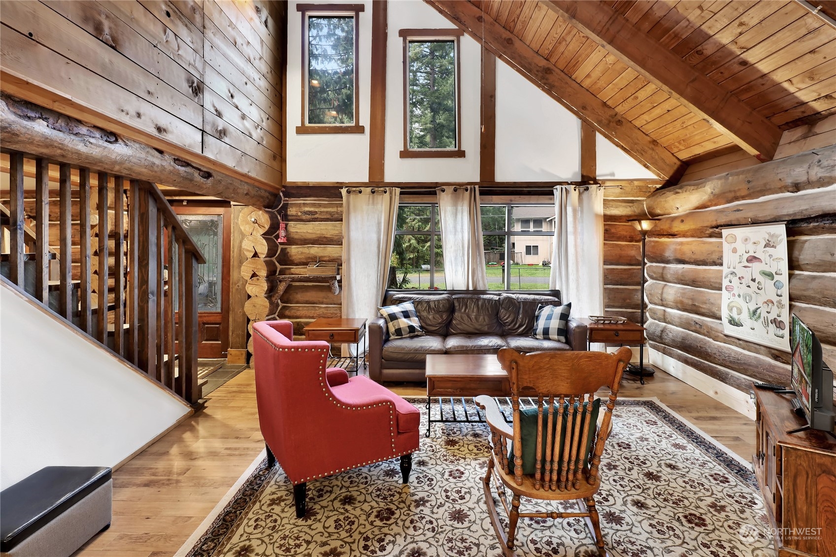 2011 Clear Valley Drive Maple Falls, WA 98266 - Photo 9 of 40 a outdoor space with patio the couches and a potted plant on a table