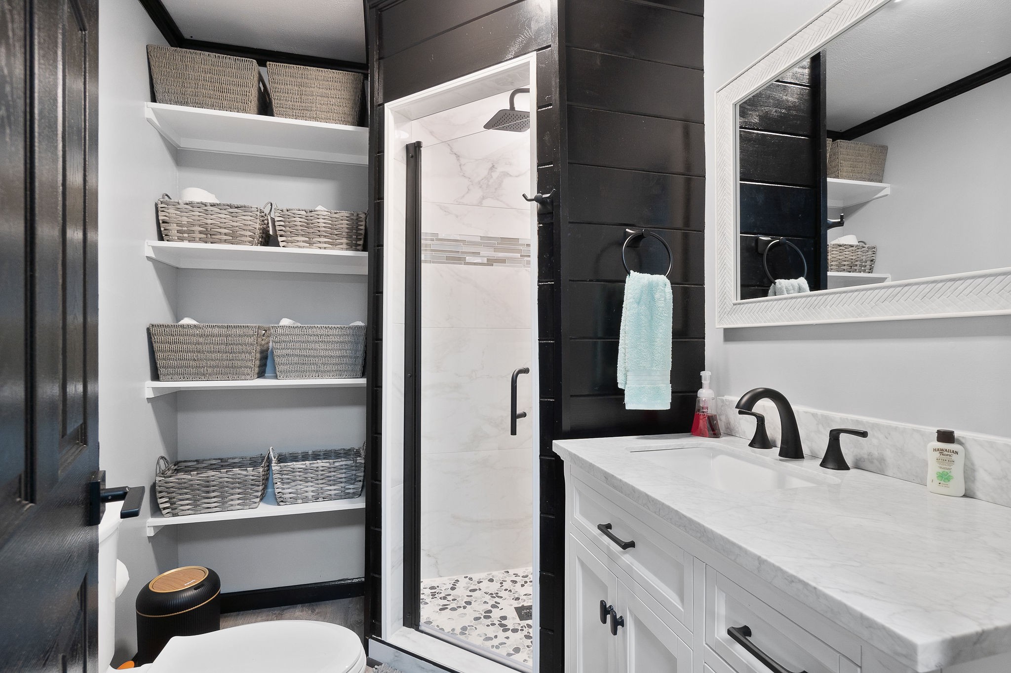 6777 Spencer Road Rock Island, TN 38581 - Photo 26 of 49 a bathroom with a sink and a mirror