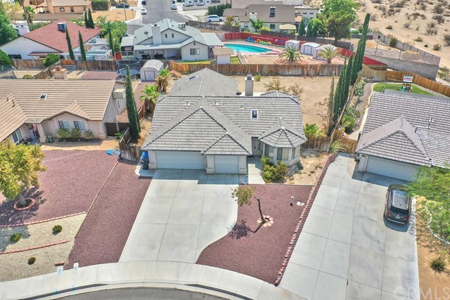 471 Silverado Street Barstow, CA 92311 - Photo 38 of 43 an aerial view of a house with outdoor space