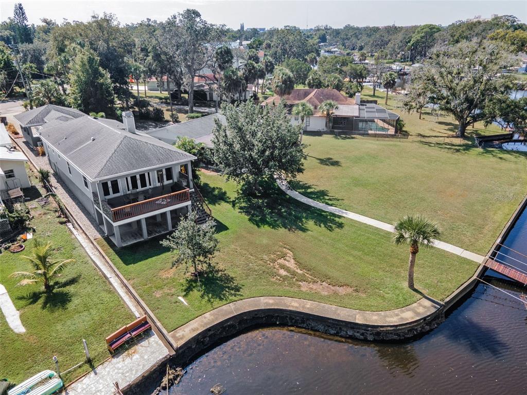 6141 Lafayette Street New Port Richey, FL 34652 - Photo 45 of 98 an aerial view of a house with a ocean view