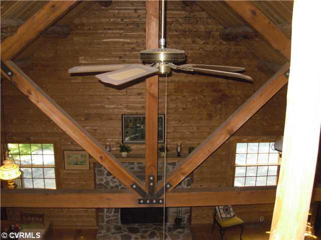 4261 Pierce Road Powhatan, VA 23139 - Photo 3 of 12 Living Room - Cathedral Ceiling View into Living & Dining Room