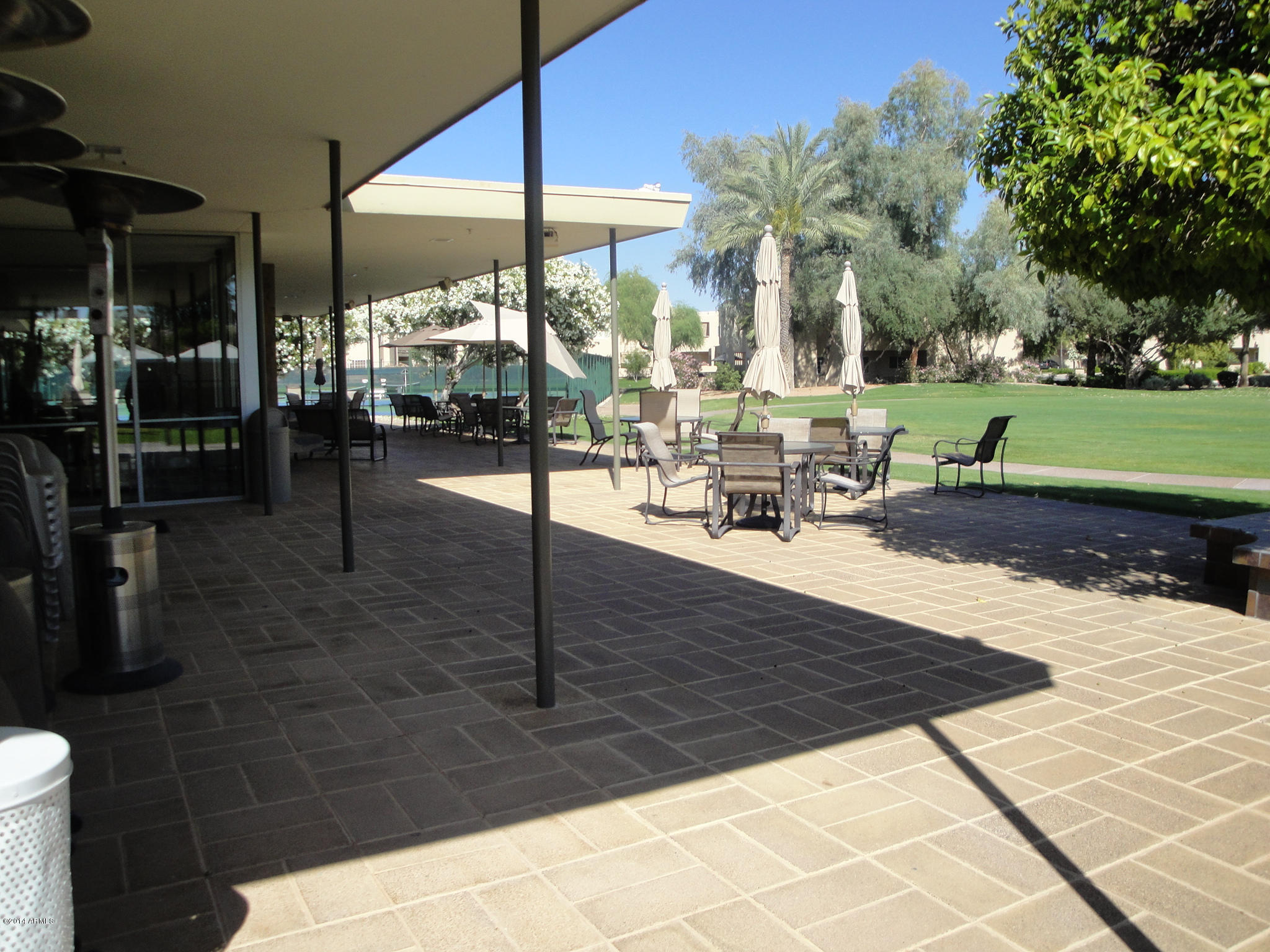 7222 East Gainey Ranch Road, Unit 114 Scottsdale, AZ 85258 - Photo 52 of 53 ESTATE CLUB PATIO