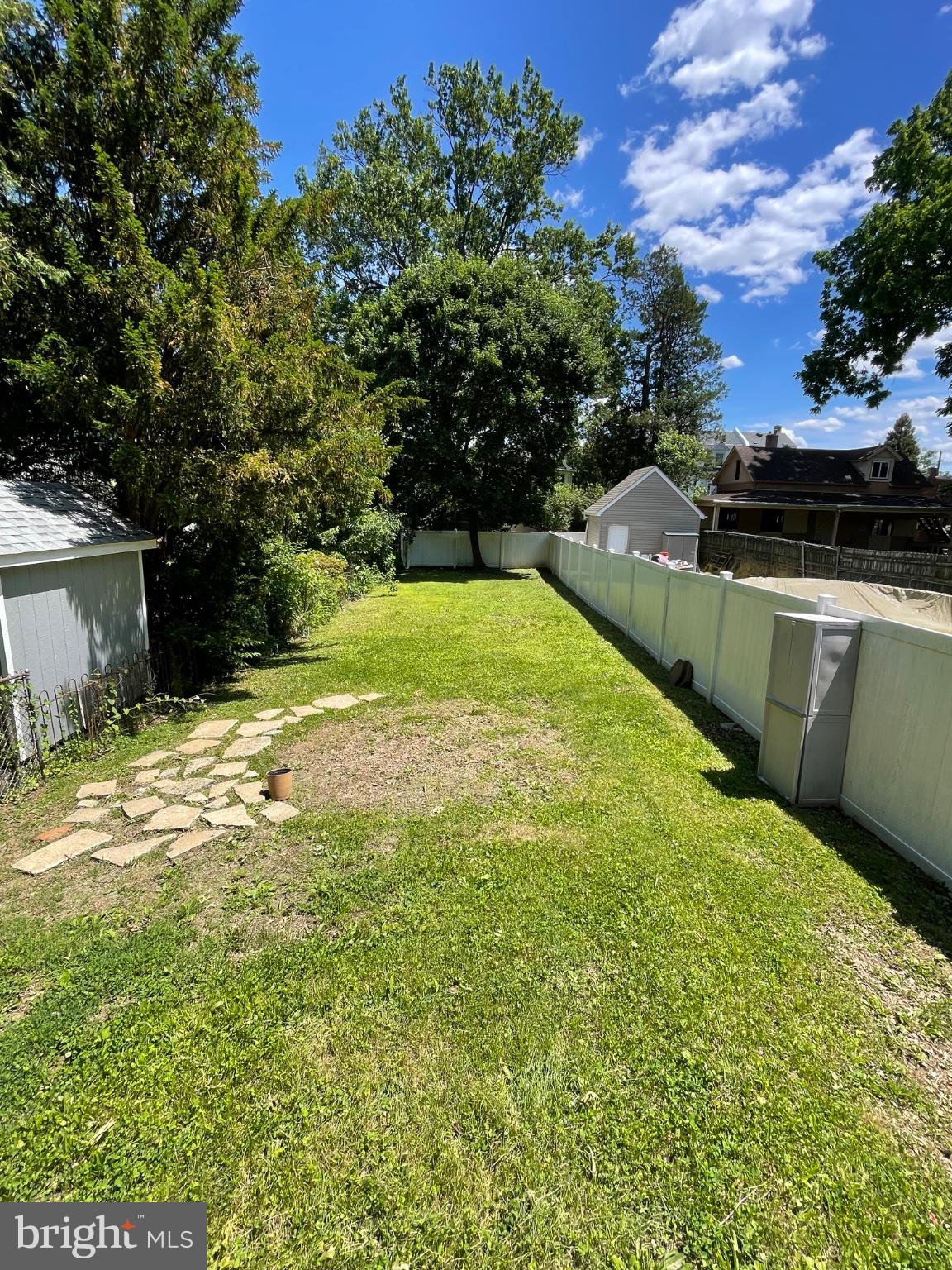 8129 Pine Road Philadelphia, PA 19111 - Photo 30 of 40 Spacious backyard with sunny skies.