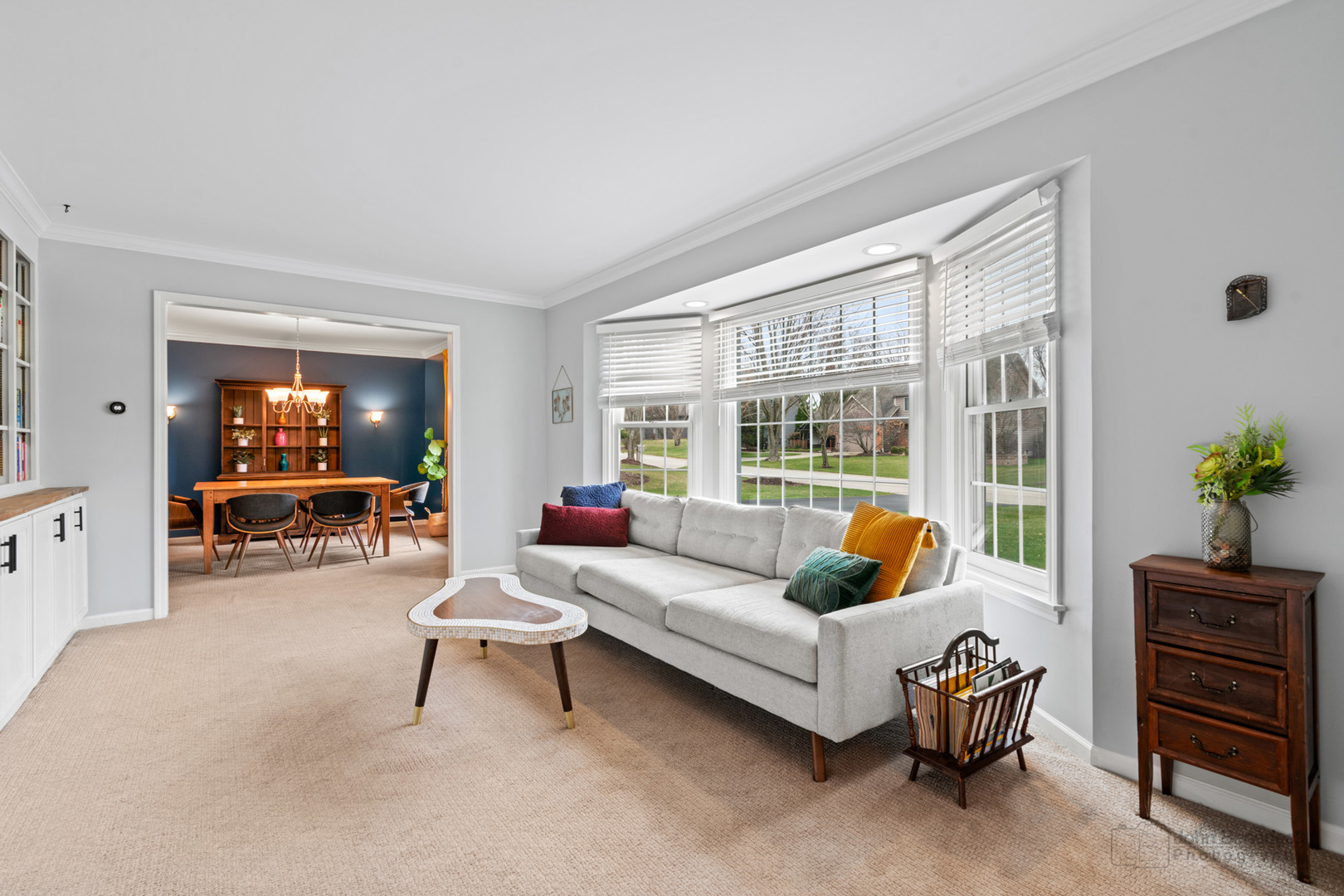 3620 Lakeview Drive Algonquin, IL 60102 - Photo 3 of 25 a living room with furniture and a large window