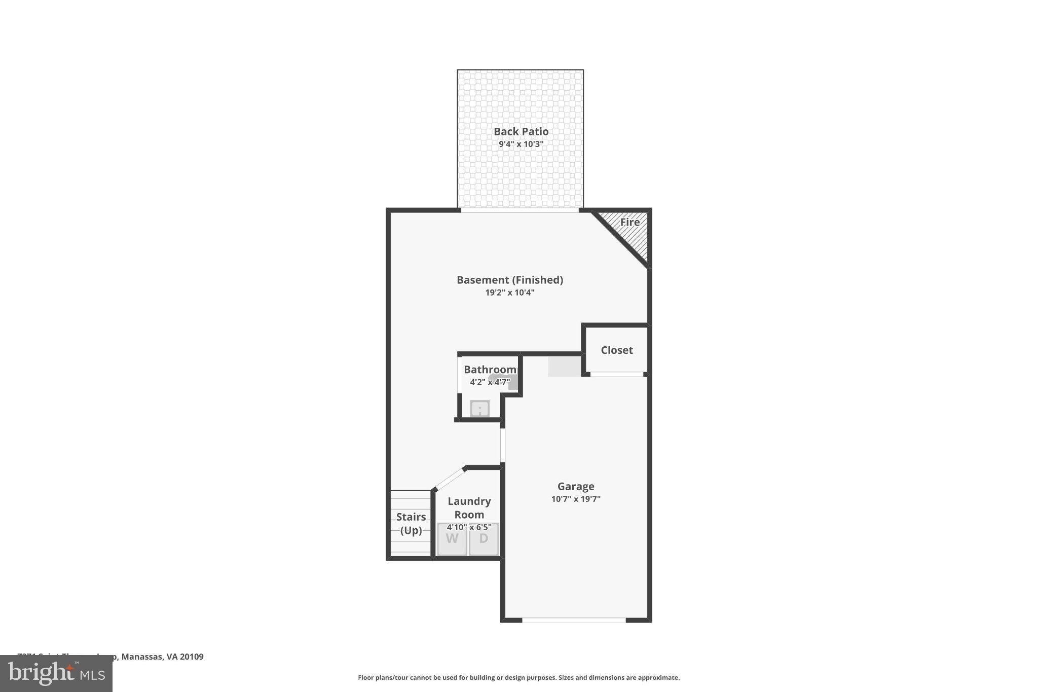 7371 St Thomas Loop Manassas, VA 20109 - Photo 30 of 31 a picture of a bench in front of a wall