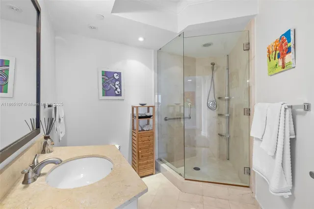 a building with palm trees in front of it