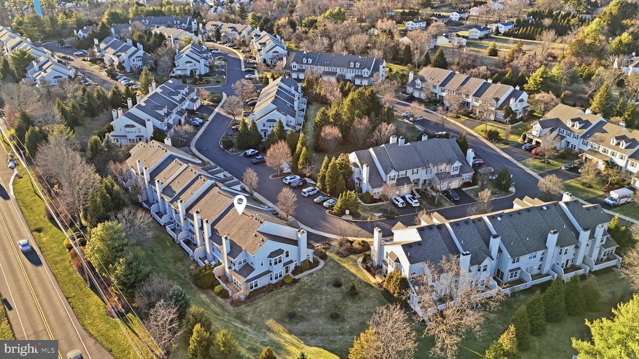 426 Fairview Way New Hope, PA 18938 - Photo 39 of 40 an aerial view of residential houses with outdoor space