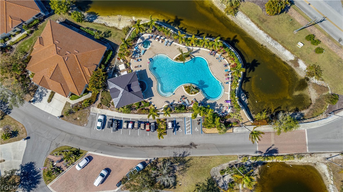 3181 Matecumbe Key Road, Unit 4 Punta Gorda, FL 33955 - Photo 45 of 50 an aerial view of a house with a swimming pool