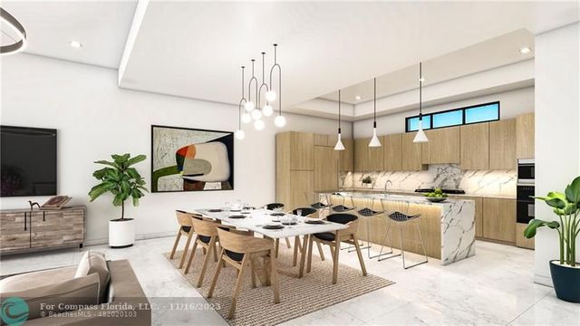 a living room with lots of furniture and a flat screen tv