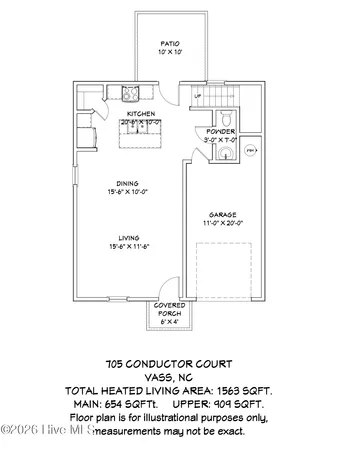 $295,000 | 705 Conductor Court, Vass, NC 28394