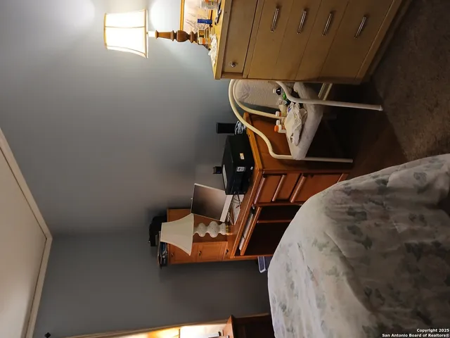 a room with storage and utility