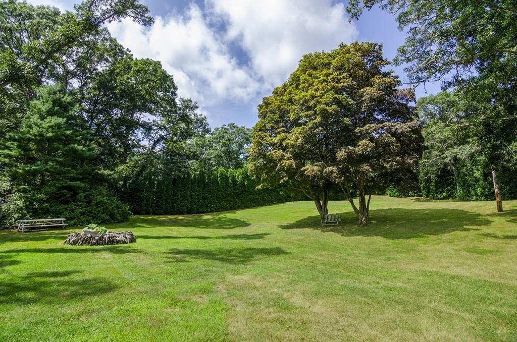 34 Stowe Road Sandwich, MA 02563 - Photo 17 of 19 a big yard with lots of green space and trees