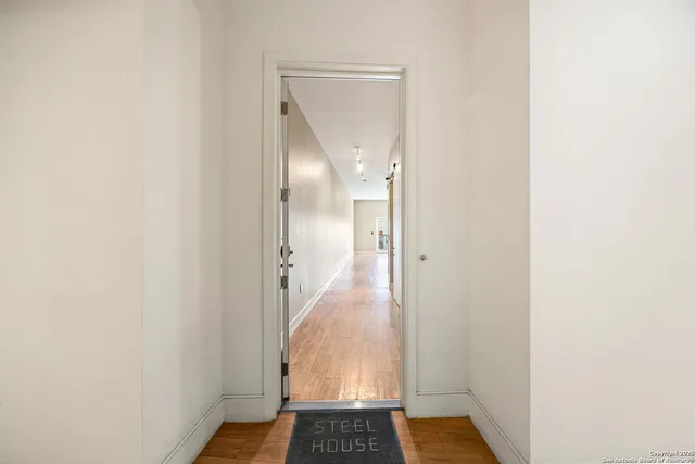 a view of front door