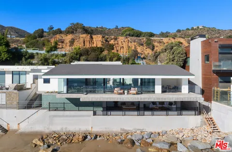 a potted plant sitting in front of a house