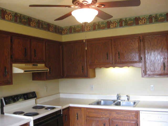 15351 Mill Road Capron, IL 61012 - Photo 6 of 20 a kitchen with a sink cabinets and window