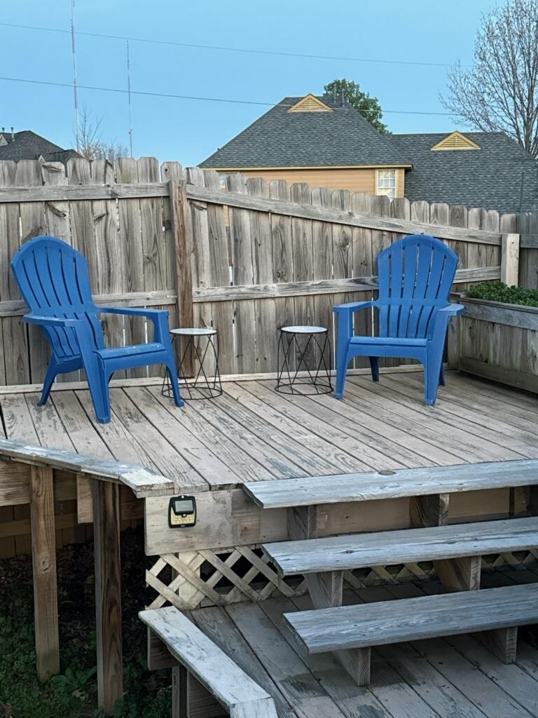 6907 Manslick Road Cordova, TN 38018 - Photo 20 of 24 Wooden terrace featuring a fenced backyard