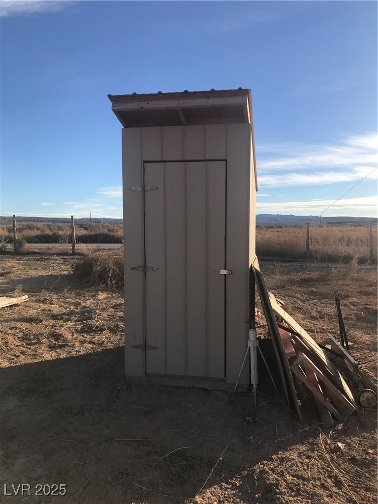 Quarter Horse Caliente, NV 89008 - Photo 12 of 13 View of shed with a view of countryside