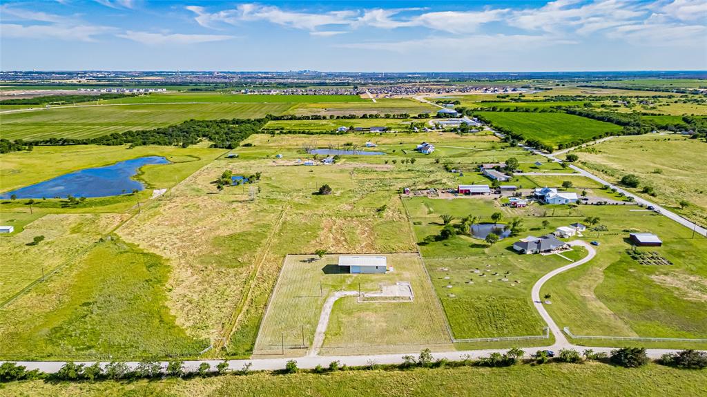16634 Celina Road Celina, TX 75009 - Photo 18 of 22 Overview of rural landscape featuring a nearby body of water