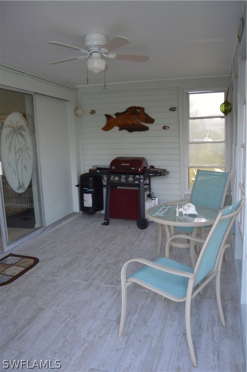 2822 Bruce Street Cape Coral, FL 33993 - Photo 18 of 20 a view of dining room with wooden floor