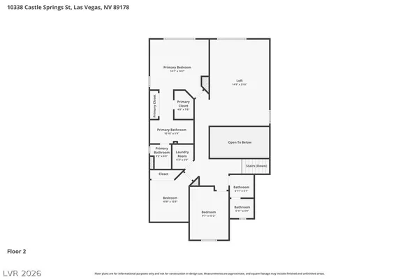 $490,000 | 10338 Castle Springs Street, Las Vegas, NV 89178