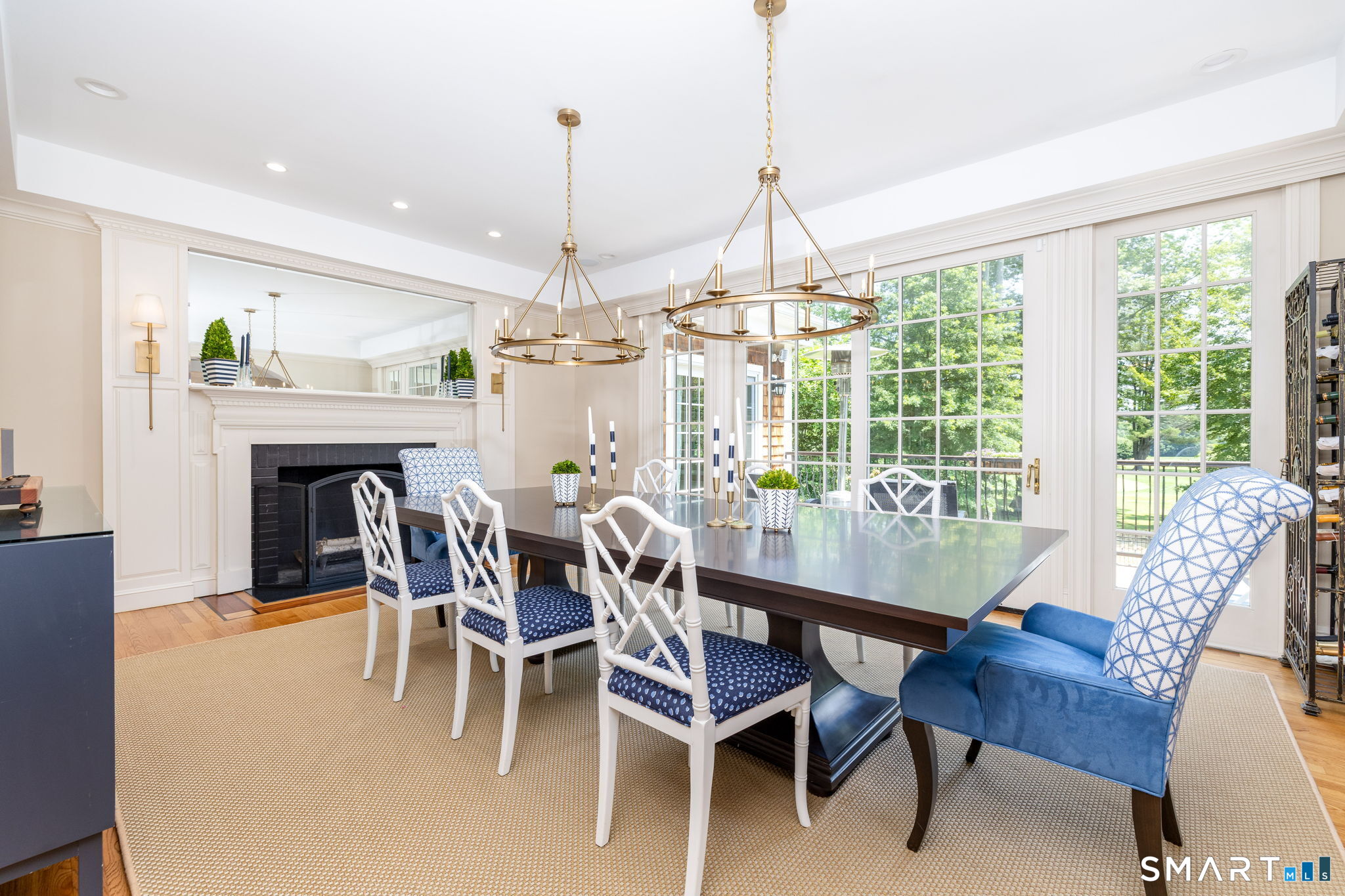 82 Ledyard Road West Hartford, CT 06117 - Photo 10 of 40 Dining room with access to the deck overlooking the golf course