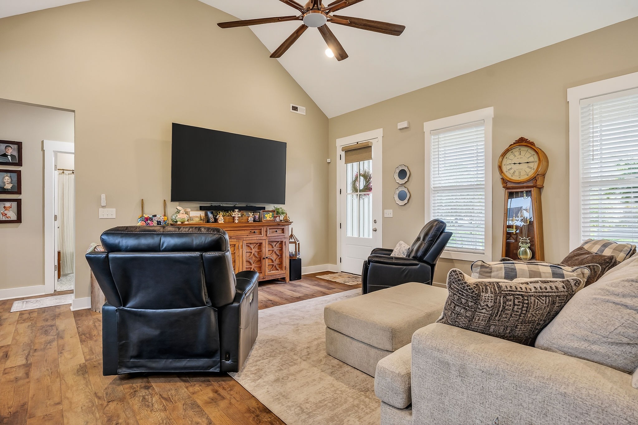 1073 Arch Cope Road Morrison, TN 37357 - Photo 5 of 42 a living room with furniture and a flat screen tv