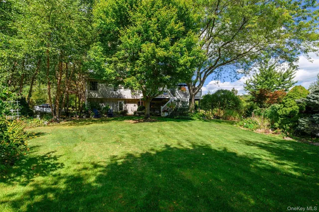 a view of a back yard