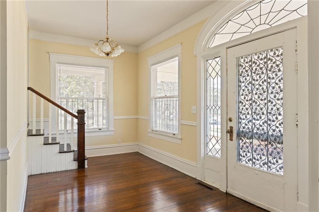 120 South Candler Street Decatur, GA 30030 - Photo 8 of 40 a view of an entryway with wooden floor