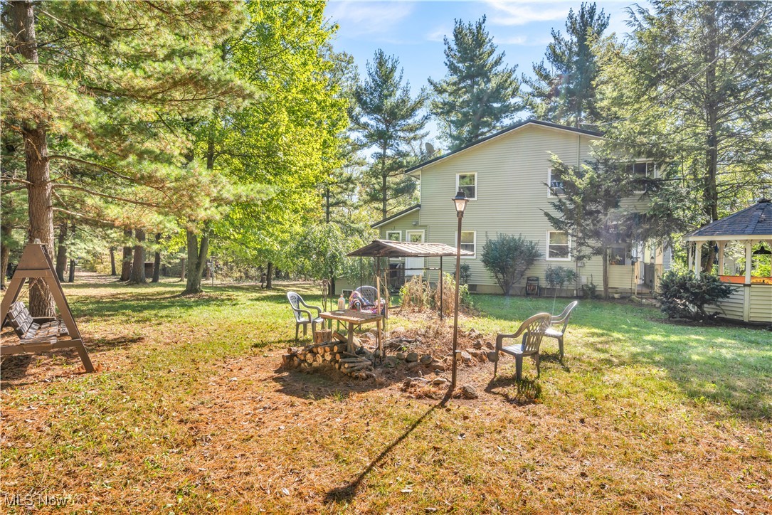 4032 Hanford Road Wakeman, OH 44889 - Photo 27 of 50 View of yard with a gazebo