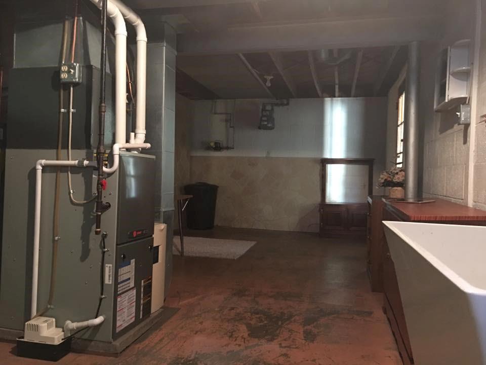 401 Pearce Road Pittsburgh, PA 15234 - Photo 15 of 20 Extra large storage room with utility sink, laundry area, and utilities conveniently located between garage and game room