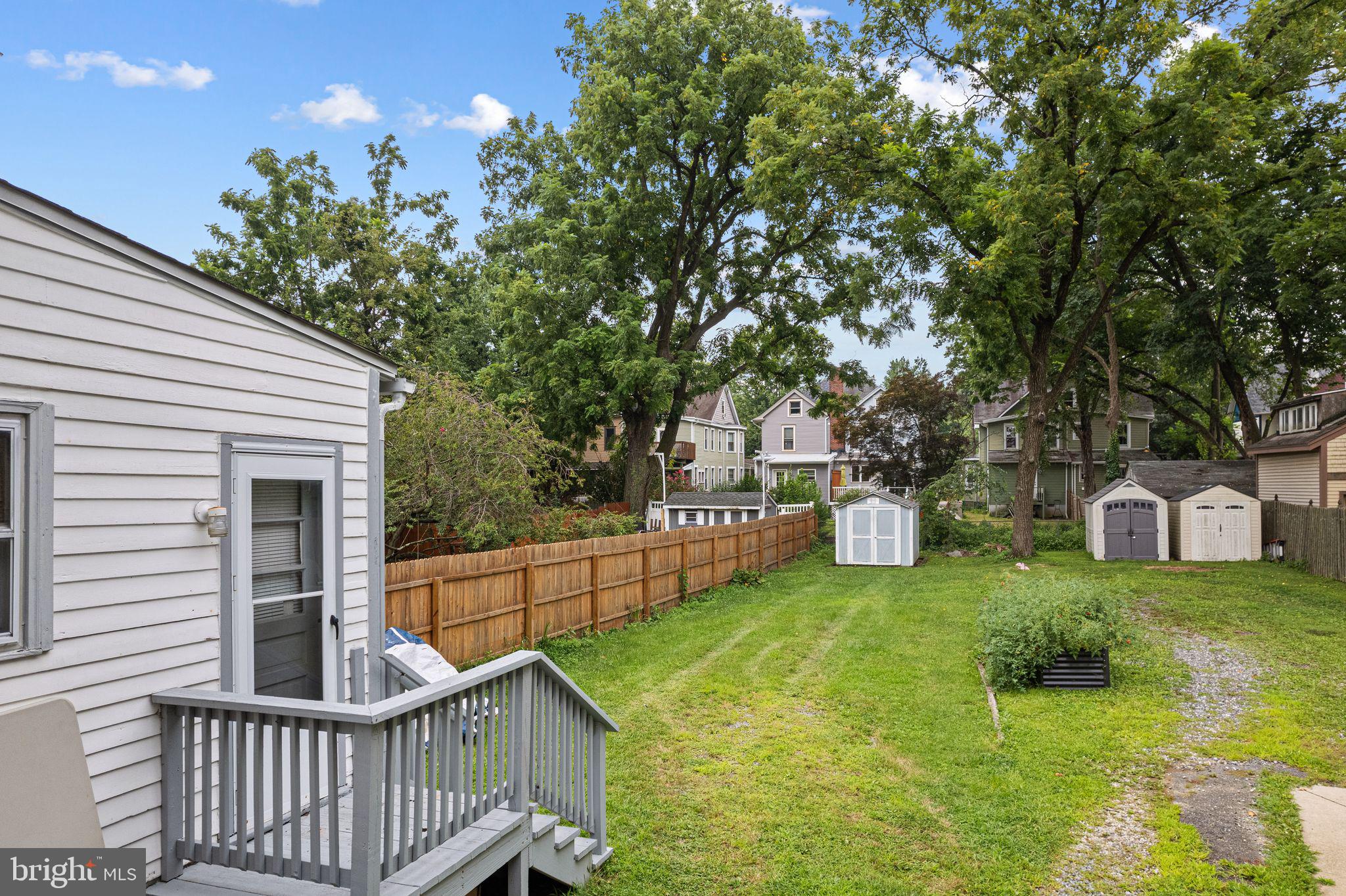 122 West Cottage Avenue Haddonfield, NJ 08033 - Photo 14 of 23 a view of a deck with couches and wooden fence