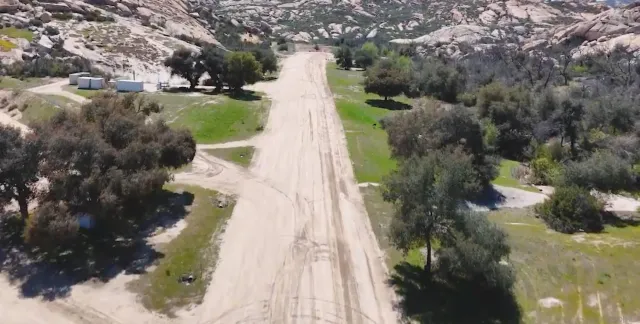 a view of city and mountain