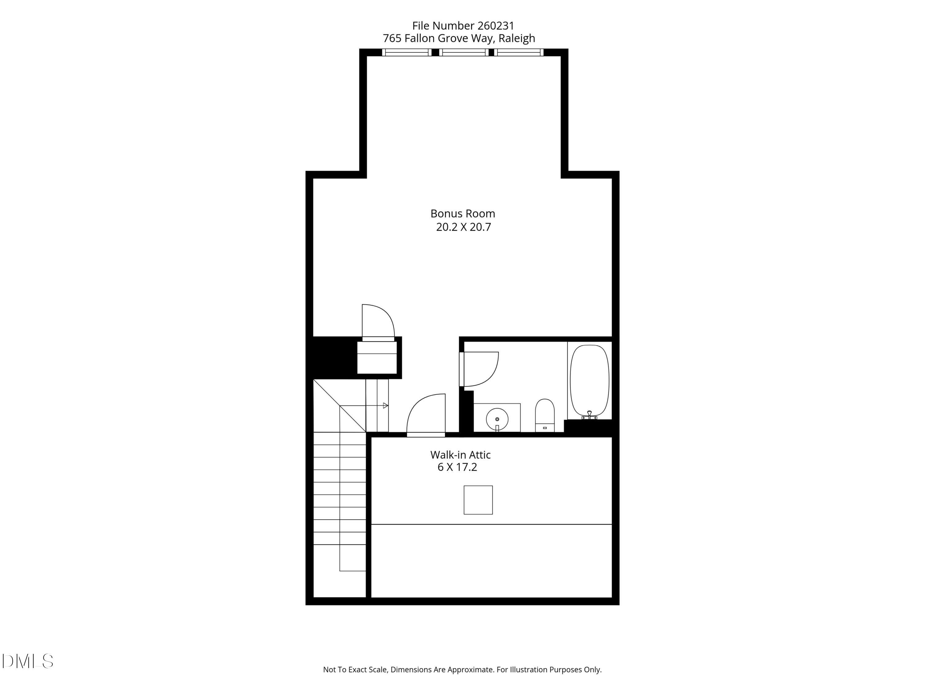 765 Fallon Grove Way Raleigh, NC 27608 - Photo 42 of 43 a picture of a floor plan
