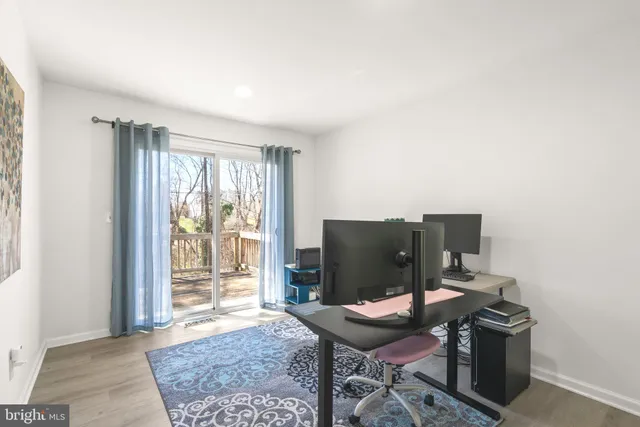 a view of workspace with furniture