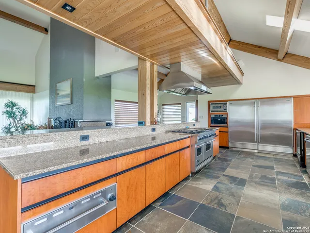 a living room filled with furniture