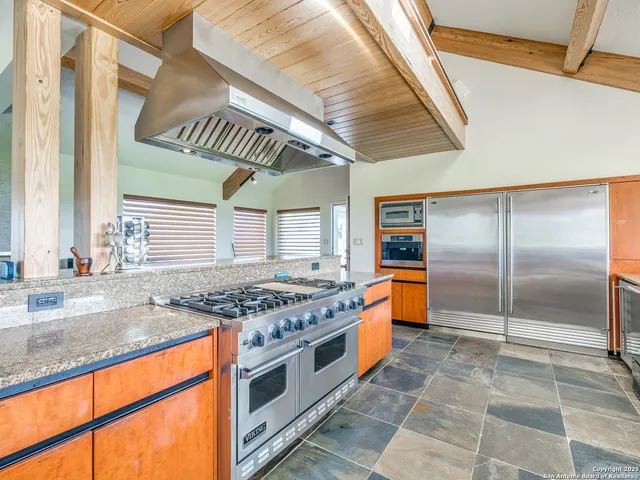 a view of a outdoor space and swimming pool